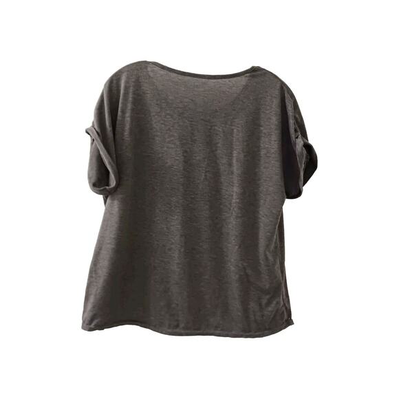 Revolve Making Magic Happen T-shirt Sz L GRAY Cursive Letters Preppy Boho Casual - Picture 9 of 13